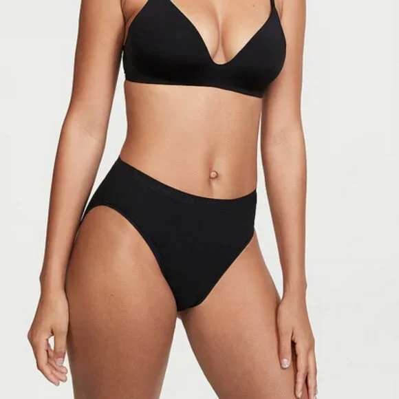 💗NWT! Comfy & Cute Victoria's Secret 5-Pk Stretch Cotton High-Leg Brief Panties - Picture 3 of 6